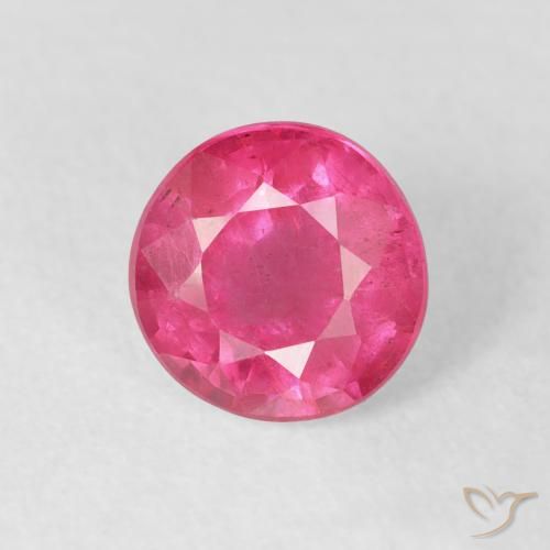 1.92ct Naturale Rosso tendente al rosa Rubino, Rotondo, VS-SI