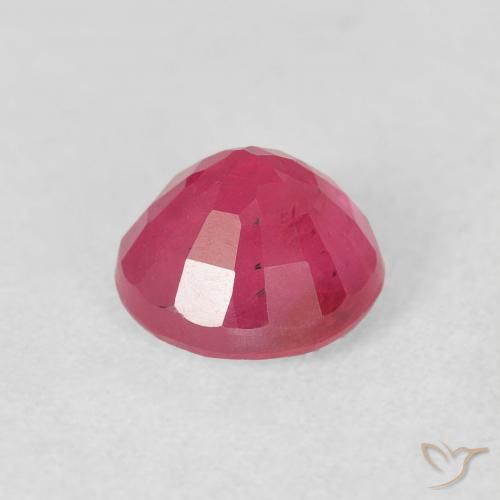 Rubino Rosso tendente al rosa naturale da 1.92 ct, Rotondo, VS-SI