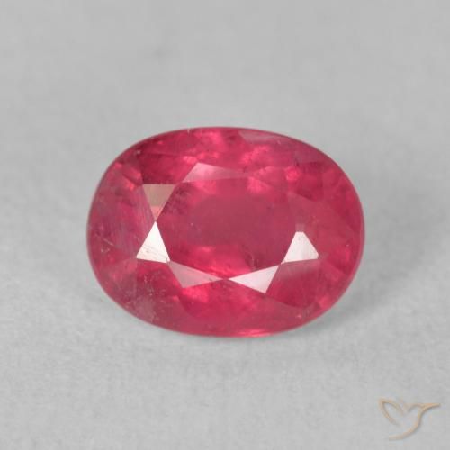 Rubino Rosso tendente al rosa naturale da 2.13 ct, Ovale, VS-SI