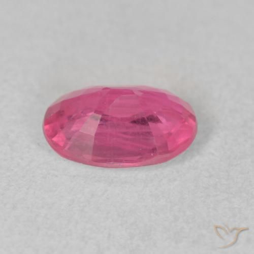 Rubino Rosa rossastra naturale da 1.50 ct, Ovale, VS-SI