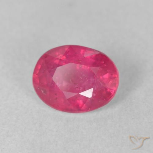 Rubino Rosa medio naturale da 1.53 ct, Ovale, VS-SI