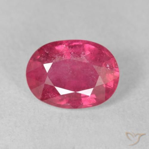 1.78ct Naturale rosa magenta Rubino, Ovale, VS-SI