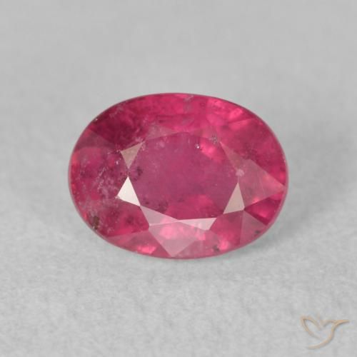2.05ct Naturale Rosso tendente al rosa Rubino, Ovale, VS-SI
