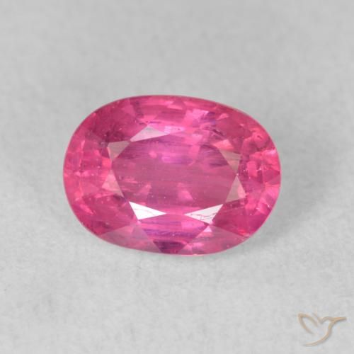 1.84ct Naturale Rosa medio Rubino, Ovale, VS-SI