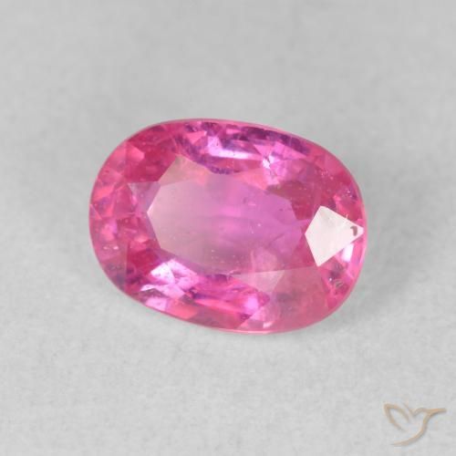 Rubino Medium Dark-Pink naturale da 1.88 ct, Ovale, VS-SI