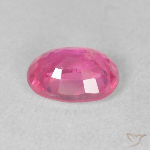 Rubino Medium Dark-Pink naturale da 1.88 ct, Ovale, VS-SI
