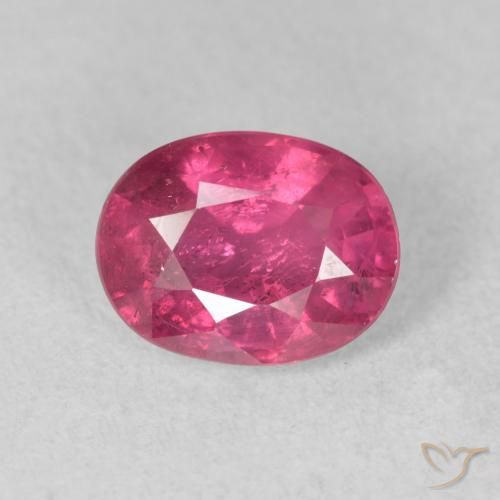 1.88ct Naturale Rosa scuro Rubino, Ovale, VS-SI