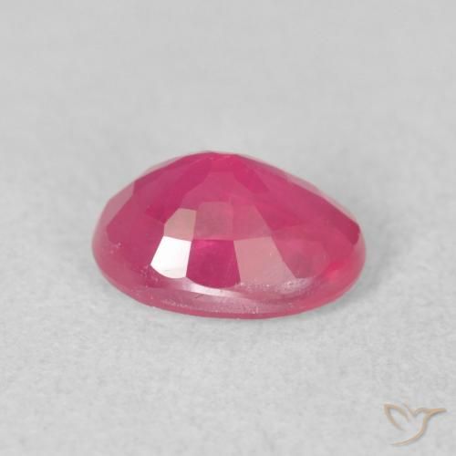 Rubino Rosso tendente al rosa naturale da 1.78 ct, Ovale, VS-SI