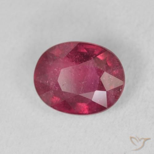 Rubino Cremisi Profondo naturale da 1.78 ct, Ovale, VS-SI