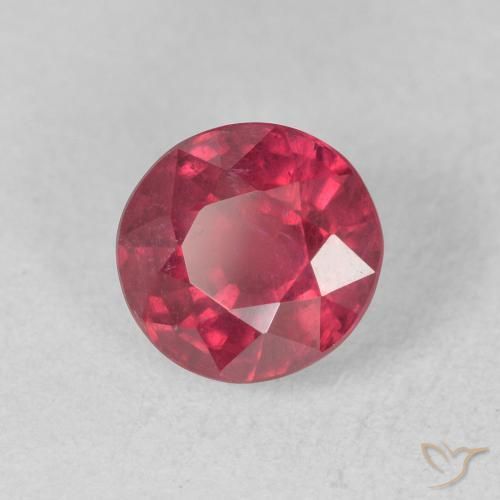 Rubino Cremisi Profondo naturale da 1.84 ct, Rotondo, VS-SI