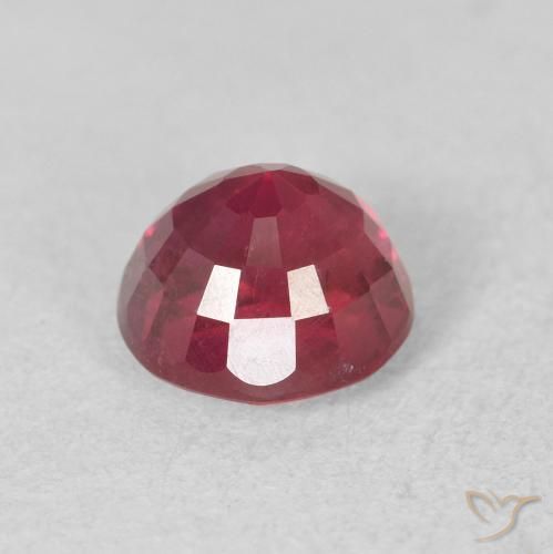 Rubino Cremisi Profondo naturale da 1.84 ct, Rotondo, VS-SI