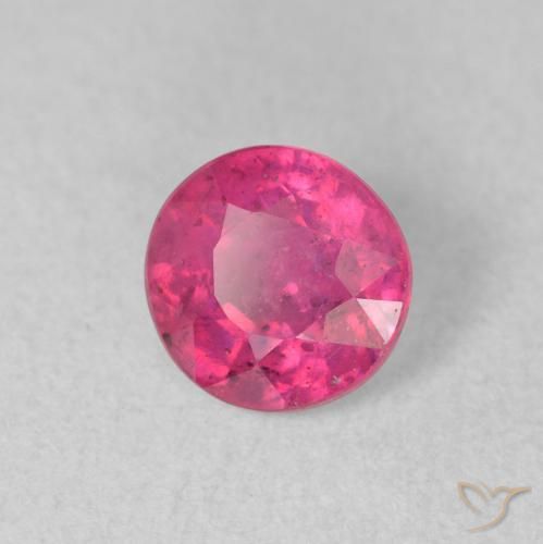 Rubino Rosa hot naturale da 1.18 ct, Rotondo, VS-SI