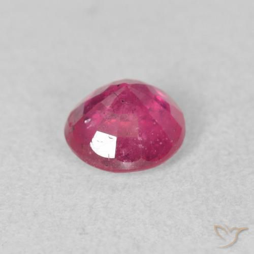 Rubino Rosa hot naturale da 1.18 ct, Rotondo, VS-SI