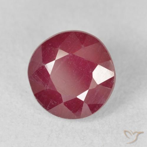 Rubino Cremisi Profondo naturale da 2.67 ct, Rotondo, VS-SI