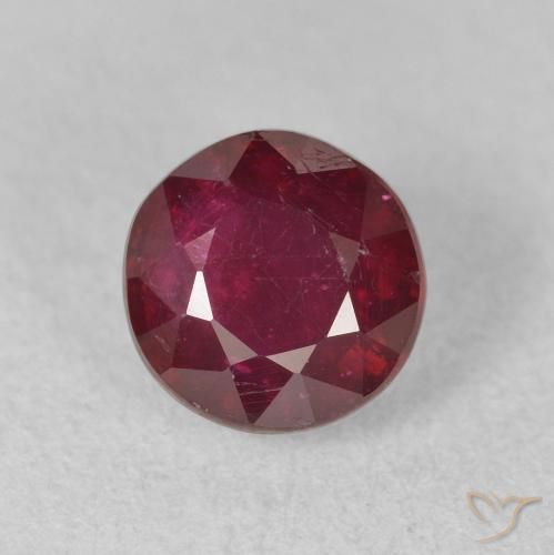 2.04ct Naturale Vino rosso Rubino, Rotondo, VS-SI