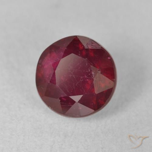 Rubino Vino rosso naturale da 2.04 ct, Rotondo, VS-SI