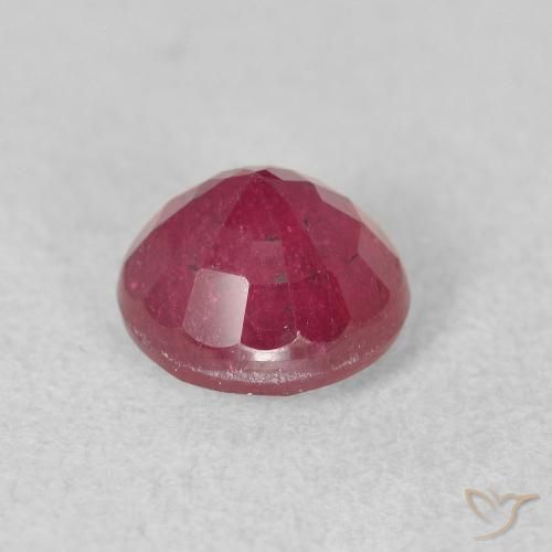 Rubino Rosso medio naturale da 1.79 ct, Rotondo, VS-SI