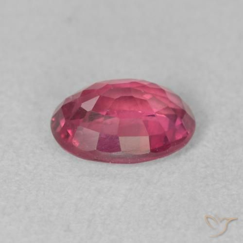 Rubino Rosa rossastra naturale da 1.59 ct, Ovale, VS-SI