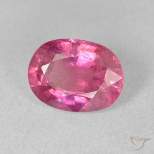 Rubino Rosso tendente al rosa naturale da 1.86 ct, Ovale, VS-SI