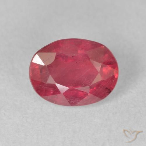 2.05ct Naturale Rosso tendente al rosa Rubino, Ovale, VS-SI