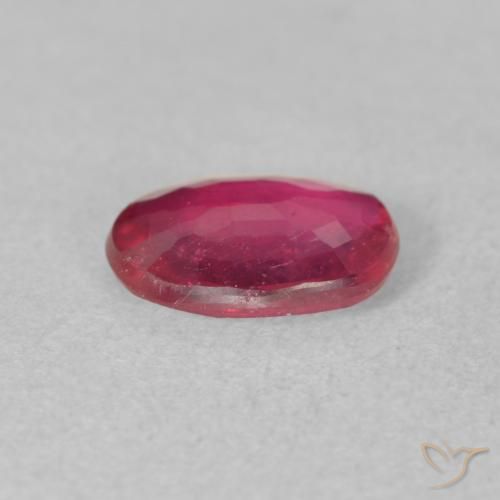 Rubino Rosa rossastra naturale da 1.31 ct, Ovale, VS-SI
