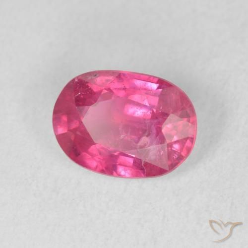 Rubino Rosso tendente al rosa naturale da 1.54 ct, Ovale, VS-SI