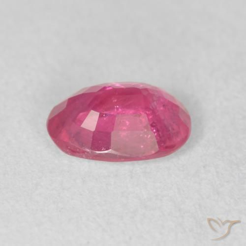 Rubino Rosso tendente al rosa naturale da 1.54 ct, Ovale, VS-SI