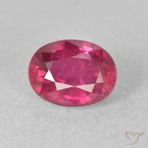 Rubino Rosso medio naturale da 2.33 ct, Ovale, VS-SI