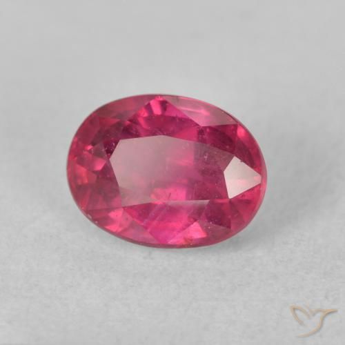 Rubino Rosso medio naturale da 2.33 ct, Ovale, VS-SI