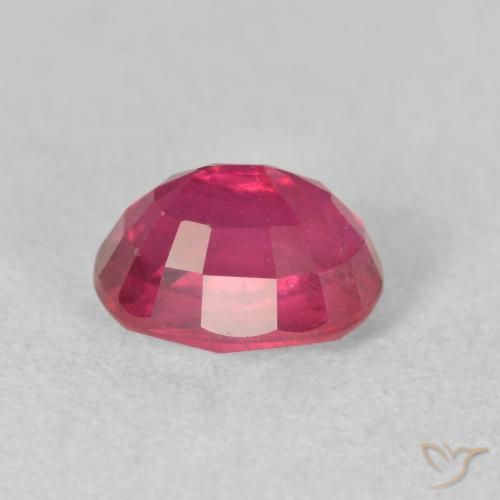 Rubino Rosso medio naturale da 2.33 ct, Ovale, VS-SI