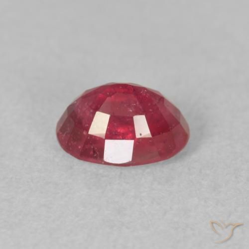 Rubino Rosa rossastra naturale da 1.45 ct, Ovale, VS-SI