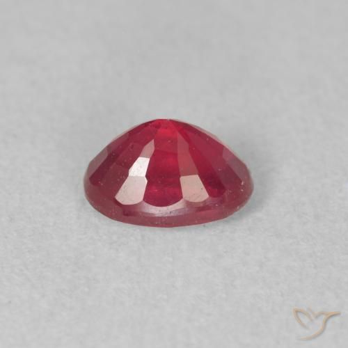 Rubino Rosa rossastra naturale da 1.12 ct, Ovale, VS-SI