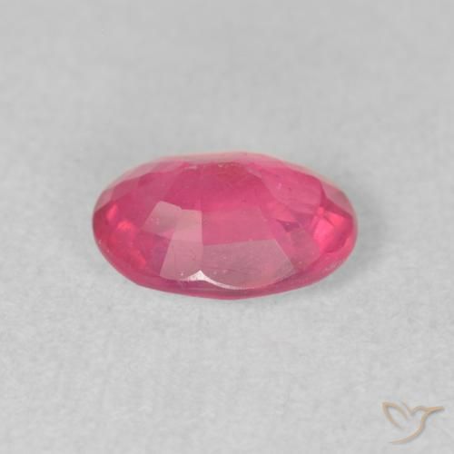 Rubino Rosa medio naturale da 1.55 ct, Ovale, VS-SI