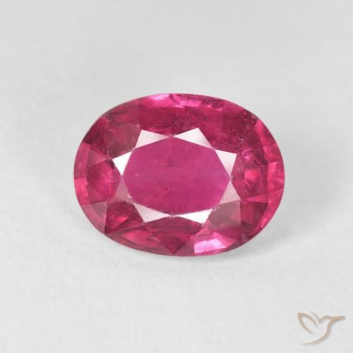 2.53ct Naturale Rosa hot Rubino, Ovale, VS