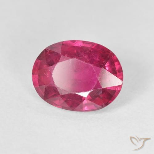 Rubino Rosa hot naturale da 2.53 ct, Ovale, VS