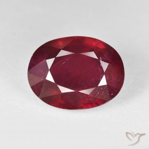 16.54ct Naturale Rosso brillante Rubino, Ovale, VS