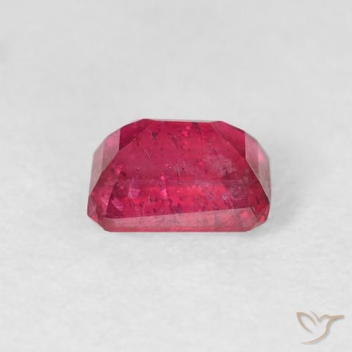 Rubino Rosso medio naturale da 1.06 ct, Ottagonale / Taglio smeraldo, VS