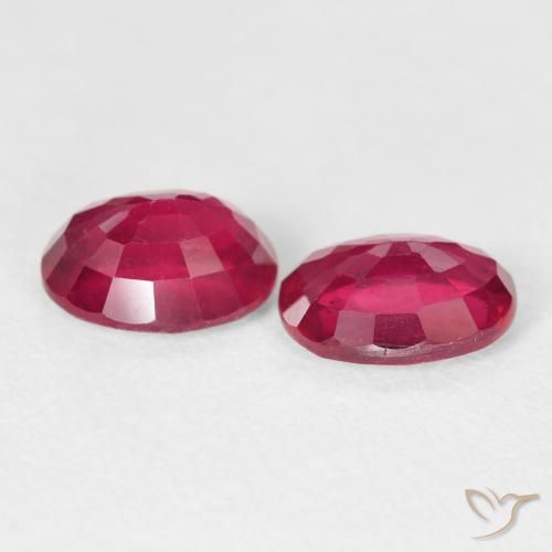 Gemme di Rubino marmellata rossa naturale da 3.61 ct, Ovale, VS