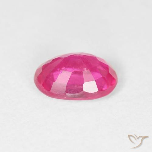 Rubino Rosa hot naturale da 1.19 ct, Ovale, VS