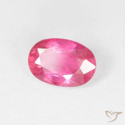 Rubino Rosa hot naturale da 1.14 ct, Ovale, VS