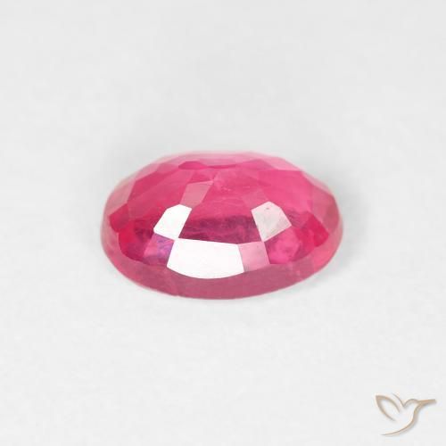 Rubino Rosa hot naturale da 1.14 ct, Ovale, VS