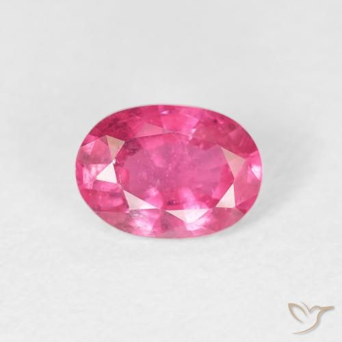 1.06ct Naturale Medium Dark-Pink Rubino, Ovale, VS