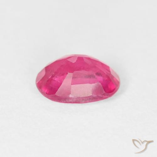 Rubino Magenta intenso naturale da 1.15 ct, Ovale, VS