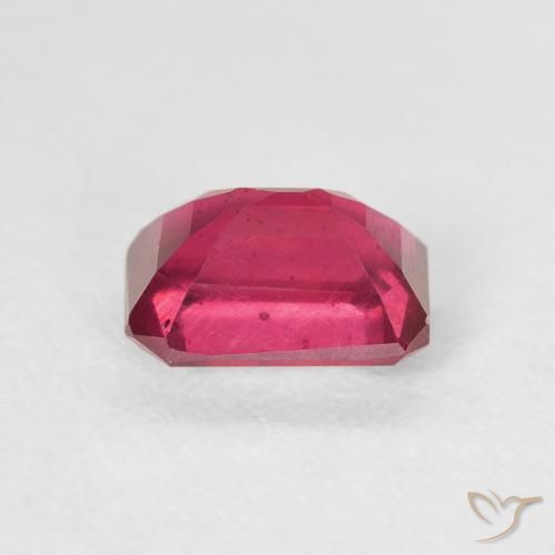 Rubino Rosso scuro naturale da 1.49 ct, Ottagonale / Taglio smeraldo, VS