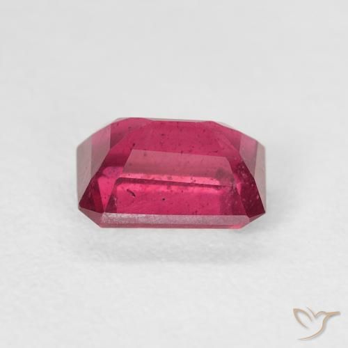 Rubino Rosso tendente al rosa naturale da 1.41 ct, Ottagonale / Taglio smeraldo, VS