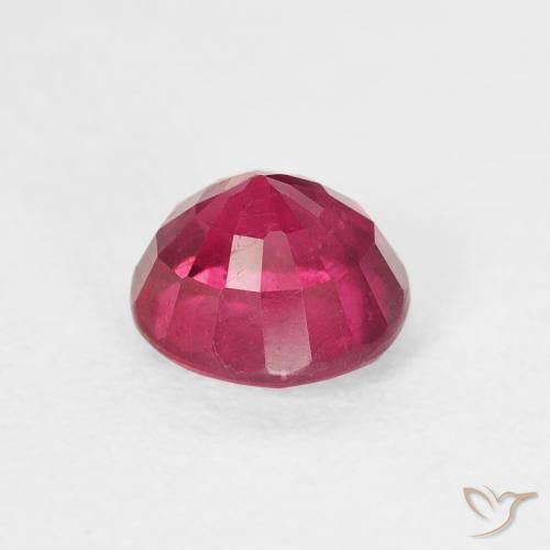 Rubino Rosso chiaro naturale da 1.14 ct, Rotondo, VS