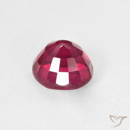 Rubino Rosso chiaro naturale da 0.93 ct, Rotondo, VS