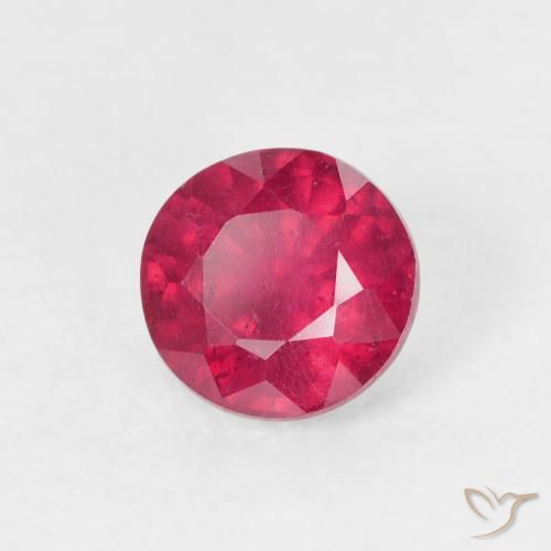 Rubino Rosso chiaro naturale da 1.16 ct, Rotondo, VS