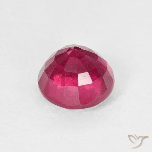Rubino Rosso chiaro naturale da 1.22 ct, Rotondo, VS