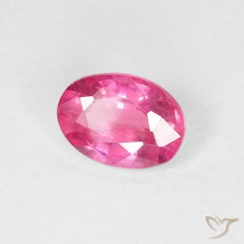 Rubino Rosa hot naturale da 1.04 ct, Ovale, VS